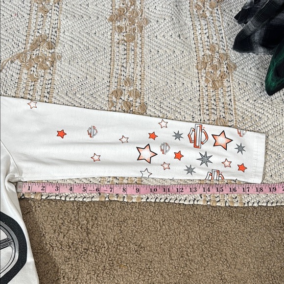 Harley-Davidson White Long Sleeve Motorcycle Shirt - Picture 10 of 11